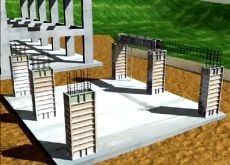 Post and Beam Concrete Formwork