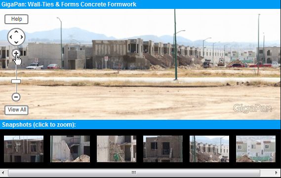 Gigapixel Photos of Job Sites Using Aluminum Formwork
